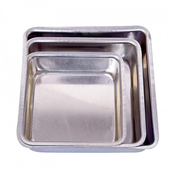 Square cake 2024 tin set